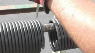 Broken Torsion Spring Caught On Video [upl. by Yrneh]