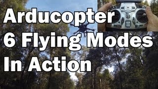 Arducopter Flight Modes x 6 [upl. by Akeirahs]