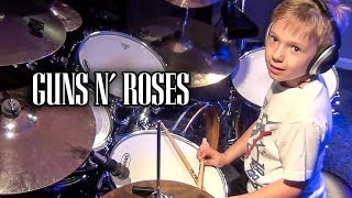 Paradise City 6 year old Drummer Guns N Roses [upl. by Emelia495]