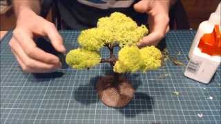 Realistic Scenic Trees  Basic Lichen Foliage Technique [upl. by Sevein]