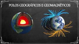 Topografia  Aula003  Polos Geográficos e Magnéticos Declinação Magnética Azimute e Rumo [upl. by Kling]