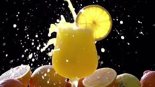 Lemonade Pouring Stock Video [upl. by Rica60]