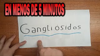 ¡GANGLIÓSIDOS EN MENOS DE 5 MINUTOS😨😨 [upl. by Riti]