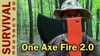 Schrade SCAXE2O Survival Hatchet Review  Survival Gear [upl. by Race]