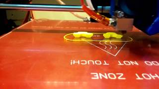 Geeetech Prusa I3 Pro B  High speed print test 1st TEST [upl. by Atinuhs]