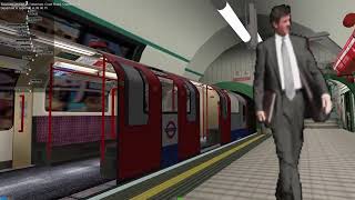 Open BVE London Underground Central Line Notting Hill to Bank London UK [upl. by Assirrem859]