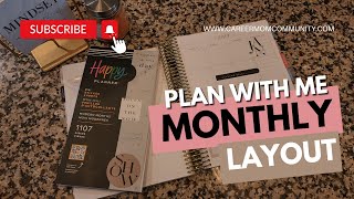 How to Setup Your Monthly Planner [upl. by Aneetsirk587]