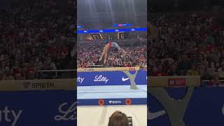 Hezly Rivera’s beam is phenomenal 🤯 olympics gymnastics paris2024 gymnast sports sport gym [upl. by Ollehto]