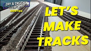 Model Railroad Track Installation Made Easy [upl. by Atnuahc444]