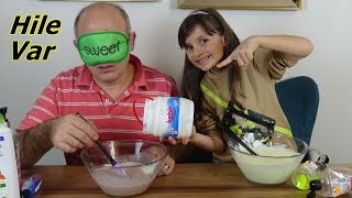 Slime Şakası Gözü Kapalı Slime Challenge Çöplük Slime [upl. by Tadio437]