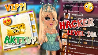 MovieStarPlanet 2024  Wie Aktiv Level 101 Hacker Vip bekommen 😍😨 [upl. by Tristis]