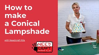 How to Make a Professional Conical Lampshade [upl. by Delinda]