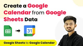 How to Create Google Calendar From Google Sheets  Google Sheets Google Calendar Integration [upl. by Licha]