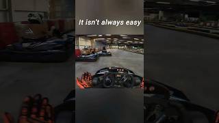 Overtaking can be difficult sometimes at karting kart indoorkarting kartracing kartrace racing [upl. by Yerot]