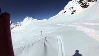 Solden Ski Tunnel to Tiefenbach Glacier [upl. by Helm]