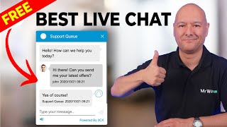 How to Add FREE Live Chat for Your Website  3CX Live Chat  Easy tutorial 2023 [upl. by Enomaj738]