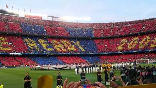 FC Barcelona vs FC Bayern Munich 2015 （Champions League semifinal HimnoAnthem） [upl. by Yruam112]