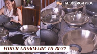 How to choose right cookware  Stainless Steel Ceramic Cast Iron Triply Cookware  Pans amp Kadai [upl. by Deland]