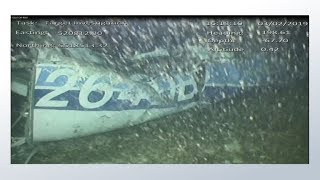 Emiliano Sala underwater plane footage shows body now confirmed as Sala in the wreckage [upl. by Arol]