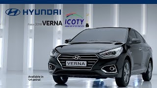 Hyundai  VERNA  Indian Car of the Year 2018  TVC [upl. by Ajet]