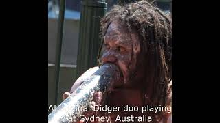 Aboriginal Didgeridoo playing at Sydney Australia [upl. by Sarnoff800]