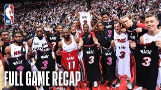 76ERS vs HEAT  Dwyane Wades Last Game In Miami  April 9 2019 [upl. by Picker]