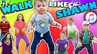 ♫ WALK LIKE SHAWN ♫ Music Video for Kids ♬ Dance Song [upl. by Sheng326]