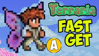 Terraria how to get Butterfly Wings EASY  Terraria how to get Wings EASY [upl. by Haraf]