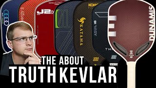 The TRUTH about KEVLAR Pickleball Paddles Data Driven Comparison  Monthly Giveaways [upl. by Nimesh211]