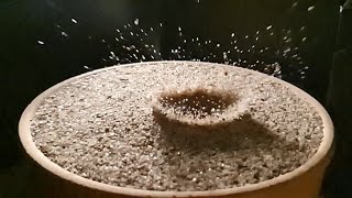 Crater formation in slow motion Impact Simulation [upl. by Animrac150]