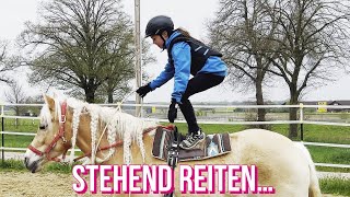 😃🐴🍀 Stehend reiten auf dem Pferd  Tipps amp Tricks Folge 89 [upl. by Laszlo]