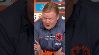 ⏳🇳🇱 Moet Koeman Maatsen opstellen tegen Duitsland 👀 oranje koeman nationsleague [upl. by Fachanan]