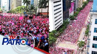 Halalan2022 Campaign rally ng RobredoPangilinan tandem sa Pasig dinagsa  TV Patrol [upl. by Jessabell285]