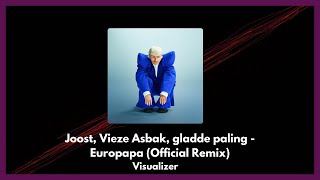 Joost Vieze Asbak gladde paling  Europapa Official Remix 8K Visualizer [upl. by Anasxor]