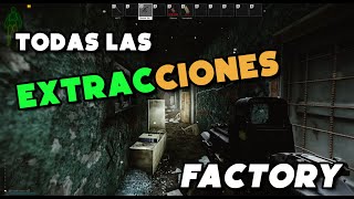 Guía de Extracciones  FACTORY  FABRICA  Escape from Tarkov en Español [upl. by Kalila]