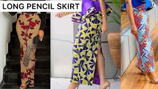 HOW TO CUT AND SEW A LONG PENCIL SKIRT TUTORIAL [upl. by Theodosia]