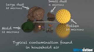 Ultravation presents Indoor Air Pollution Relative Airborne Particle Size [upl. by Cleres]