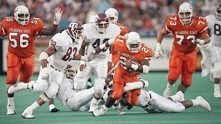 Classic Tailback  Barry Sanders OK State Highlights 2 [upl. by Annair517]