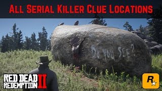 Red Dead Redemption 2 All Serial Killer Clue Locations  Guide  Walkthrough [upl. by Trager]