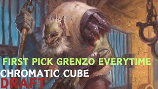 First Pick Grenzo Everytime Chromatic Cube Draft MTG Arena [upl. by Hosea98]