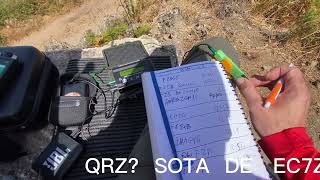 SOTA FMCWQRP RIG FT270 amp QMX QRP labs [upl. by Hgiellek]