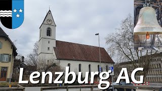 Lenzburg CH  AG Glocken der ref Stadtkirche [upl. by Naeroled]