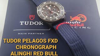 帝陀 TUDOR PELAGOS FXD CHRONOGRAPH ALINGHI RED BULL RACING [upl. by Weissman]