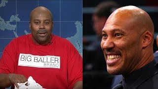 Kenan Thompson Does a PERFECT Impersonation of LaVar Ball on Saturday Night Live Weekend Update [upl. by Birkle]