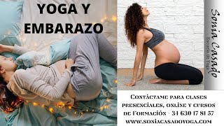 Yoga para embarazadas La postura para eliminar náuseas y mareos [upl. by Eiznil250]