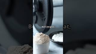 Creatine vs Protein Powderprogressiveoverload facts proteinpower weighttraining pancakeprotein [upl. by Arias535]