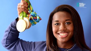 Simone Manuel The First African American Swimming Gold Medalist [upl. by Watters]