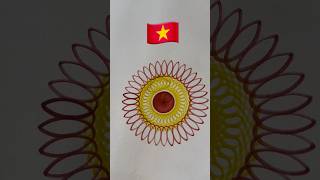 Spirograph Drawing 🇻🇳 spirograph satisfying shorts [upl. by Llenwahs]