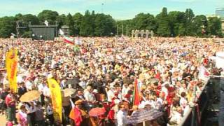 Beatificación del sacerdote polaco Jerzy Popieluszko [upl. by Atiuqal]