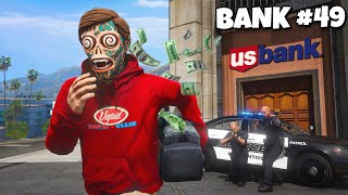 I Robbed 50 Banks in GTA 5 RP [upl. by Yramliw]